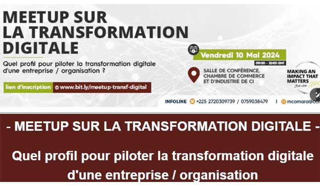 MeetUp sur la transformation digitale à Abidjan
